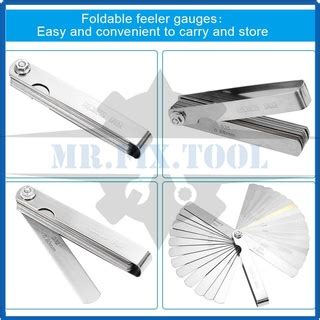 Metric Feeler Gauge Thickness Gauge Blade Filler Feller