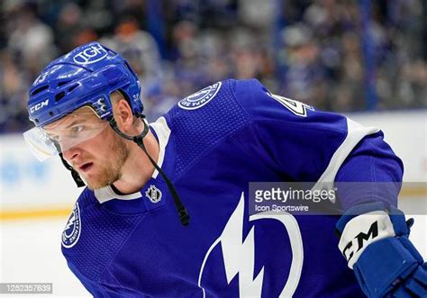 Tampa Bay Lightning defenseman Darren Raddysh warms up before Game ...