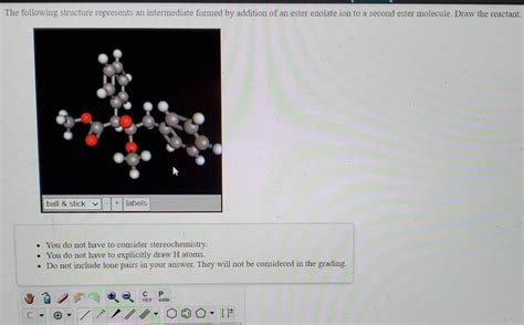 Solved The Following Structure Represents An Intermediate Chegg