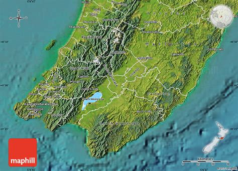 Satellite Map Of Wellington