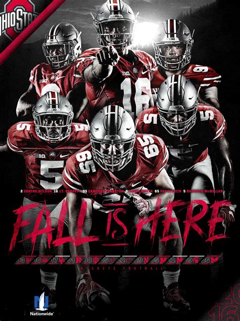 Download Ohio State Football Team Fall Is Here Poster Wallpaper ...