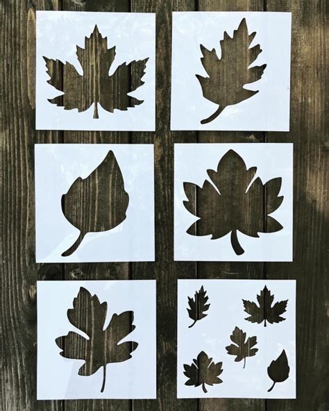 Thanksgiving Leaf Stencils