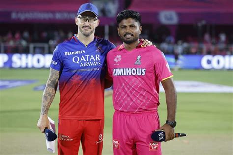 Rr Vs Rcb Sanju Samson Wins The Toss Elects To Field First Sports