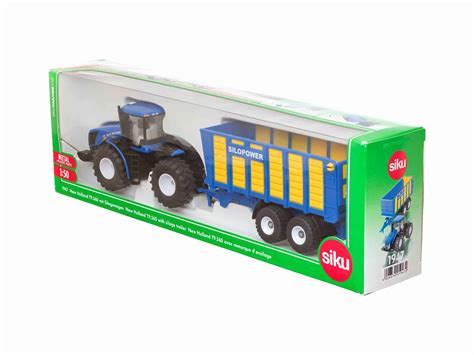 Siku 1947 Farmer New Holland Traktor Mit Silagewagen 1 50 OVP TOYCAR