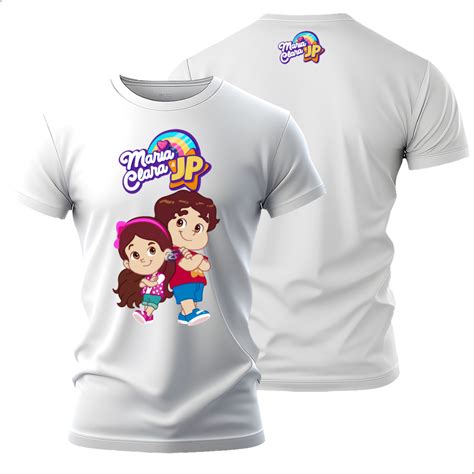 Blusa Maria Clara E Jp - Camiseta Maria Clara E Jp Show Blusa Youtuber Jogos Branco Infantil ...