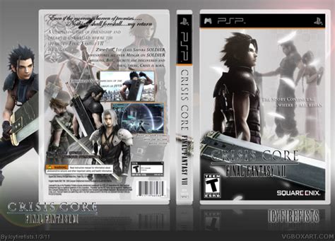 Crisis Core Final Fantasy Vii Psp Box Art Cover By Icyfirefists