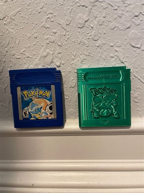 3d Printed Gameboy Cartridge Pokemon Decoration Large Etsy