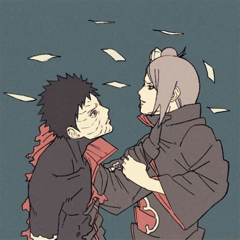 Obito X Konan Personagens De Anime Naruto Mang Naruto Desenho