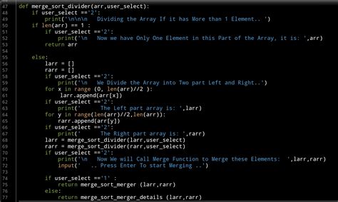 Python Sorting Algorithm 3 Merge Sort Alis Photography Space