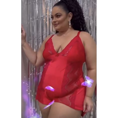 Macaquinho Plus Size Lingerie Sexy Em Liganete Renda Shopee Brasil