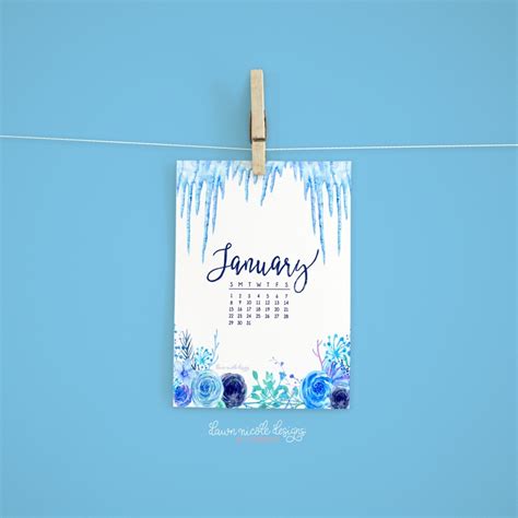 January Clip Art For Calendars – Calendar Template 2023