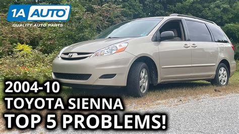 Common Issues With Toyota Sienna