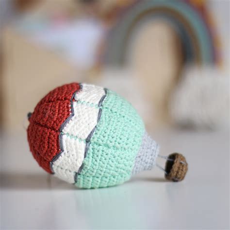 Crochet Pattern Hot Air Balloon Amigurumi PDF Digital Etsy Australia