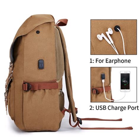 Mochila Bolso Para Notebook A Al As Em Couro E Entrada