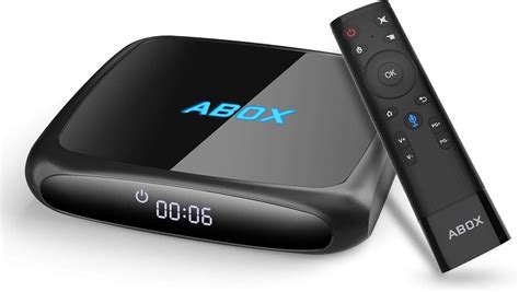 ABOX A4 Android TV Box Con Voice Remote Y 4K Ultra HD Android 7 1 Quad