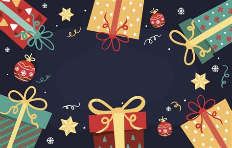 Joyfull Christmas Gift Background 1342884 Vector Art at Vecteezy