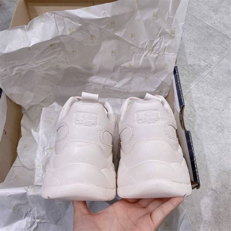 H Ng Ch Nh H Ng Gi Y Sneaker Mlb Chunky Boston D Nude M C Shoes