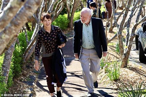 Ray Martin And Liz Hayes Reunited At The Funeral Of 60 Minutes Editor