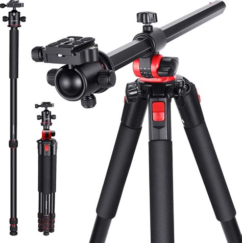 Neewer 724 Inch Aluminum Camera Tripod Monopod With 360 Degree