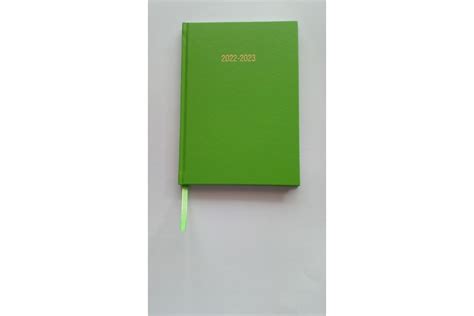 Academic Diary A4 Week To View 12 Months Lime Green 2022 2023