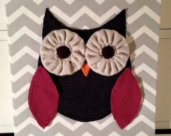 Popular Items For Gray Chevron Owl On Etsy