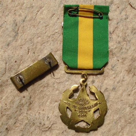 K Medalha Militar Brasileira Em Bronze De Anos Schmidt