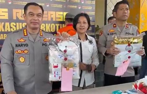 Ungkap Peredaran Narkotika Polrestabes Palembang Amankan Sabu Sabu Kg