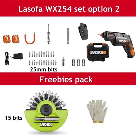 Worx Semi Automatic Power Screwdriver Wx Furniture Home Living