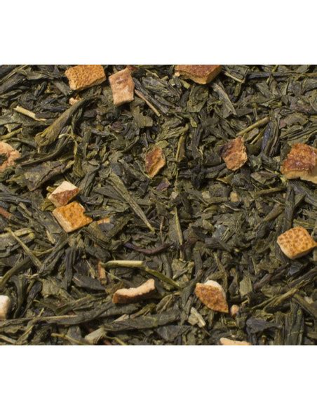 Th Vert Sencha De Chine Aromatis Vent D Hiver Vertcitron