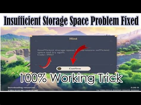 How To Fix Genshin Impact Insufficient Storage Space Problem On Android