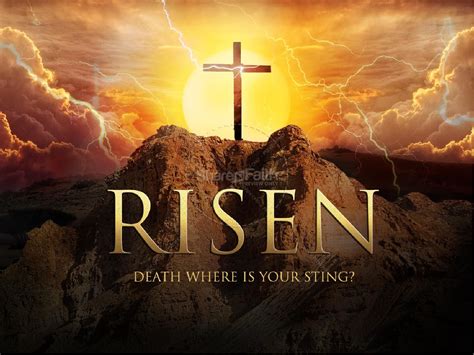 Sharefaith Media Death Where Is Your Sting Easter Graphics Religious Powerpoint Sharefaith Media