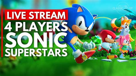 Playing Sonic Superstars 4 Player Co Op Youtube