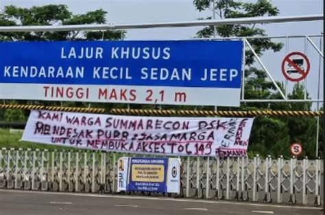 Viral Exit Tol KM 149 Gedebage Ditutup Lagi Usai Lebaran Netizen