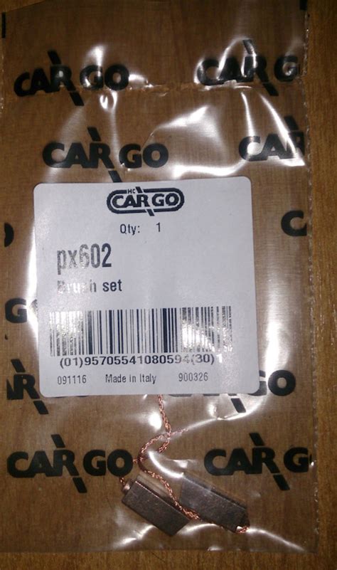 PX602 Щетки генератора HC-CARGO | Запчасти на DRIVE2