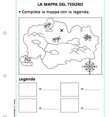 Legenda Della Mappa Per La Scuola