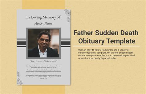 Obituary Sample Template For Father | Template Samples