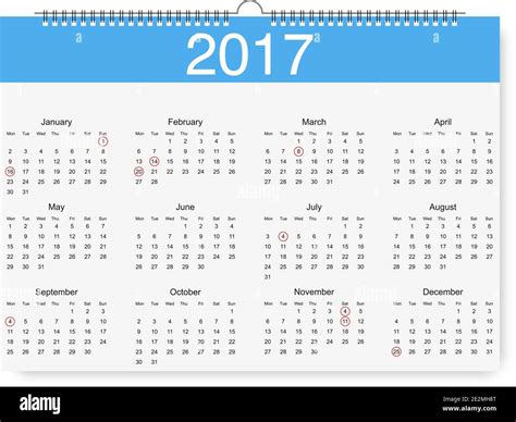 Mlk Calendar Stock Vector Images Alamy