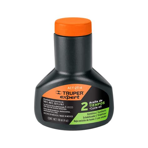 Aceite Sintético Para Motor De 2 Tiempos 118Ml 4Oz Truper 17624