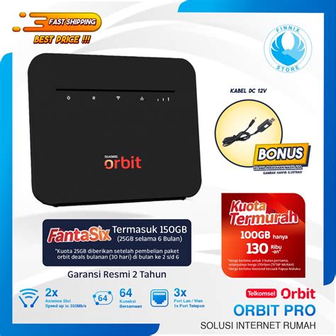 Jual Modem Router HKM Orbit Pro HKM281 Free Kouta 50GB Shopee Indonesia