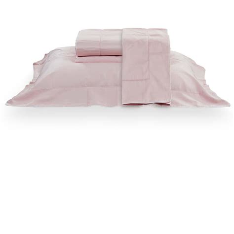 Jogo De Cama Casal Fios Constantine Marken Fassi Rosa Branco