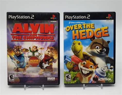 Alvin And The Chipmunks Over The Hedge Sony Playstation 2 Ps2 Lot