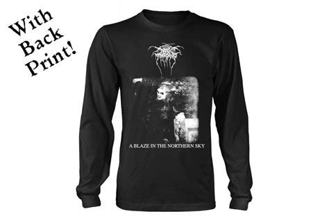 Darkthrone A Blaze In The Northern Sky Men S Official Long Sleeve T Shirt