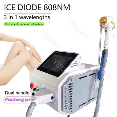 Portable Triple Wavelength Diode Laser Diodo 755nm 808nm 1064nm 3 Waves