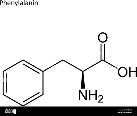 Skeletal Formula Amino Acid Molecule Stock Vector Image And Art Alamy