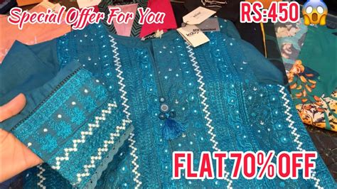 Gul Ahmed Flat 70 Off 2023 Summer Collection In Just Rs 450 Sale