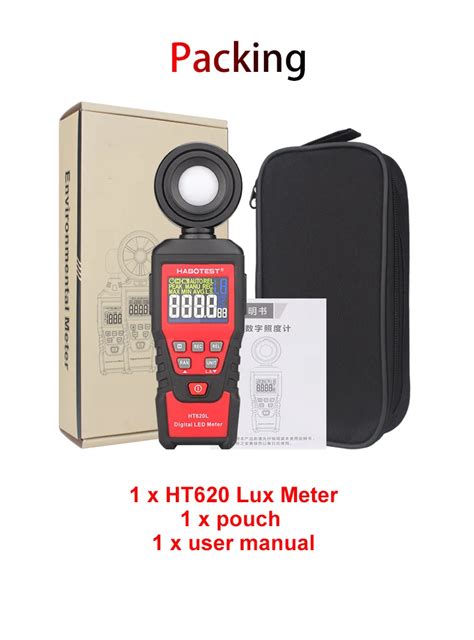 Habotest Ht L Lux Meter Digital Light Meter Atuorange Led Measurement