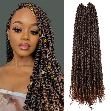 The BOHOBABE Long Pre Twisted Passion Twist Crochet Hair 30 Inch Pre