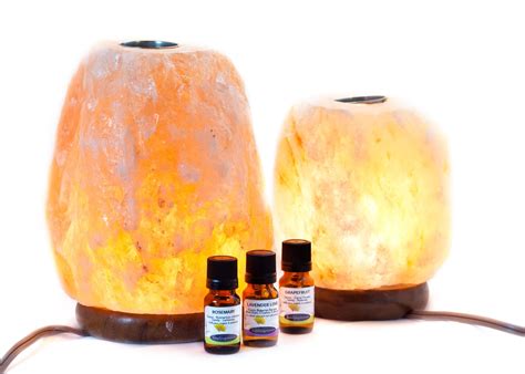 Himalayan Salt Lamp Diffusers Healingscents Aromatherapy Salt Rock