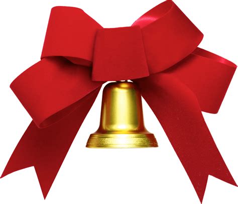 Ribbon Bow Bell Bell With Ribbon Transparent Free Transparent Png