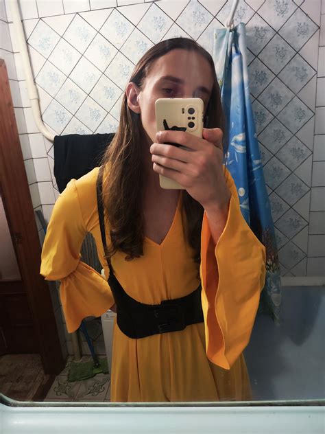 my first post in femboy's public. but I like this dress so much : r/femboy